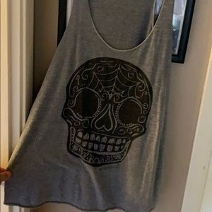 Sugar skull DOTD racer tank